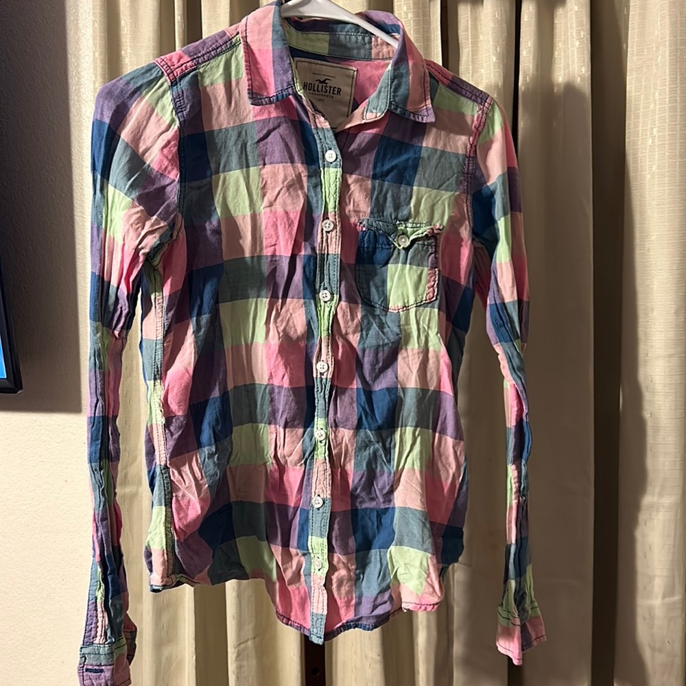 Hollister long sleeve button down
